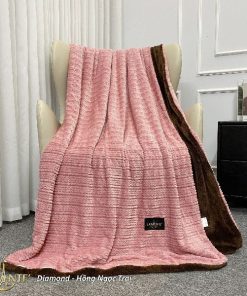 Chăn Thu Lông Cừu Lasante Diamond - Sưởi ấm trọn vẹn từng giấc ngủ mùa thu 4 Chan thu Diamond hong ngoc trai
