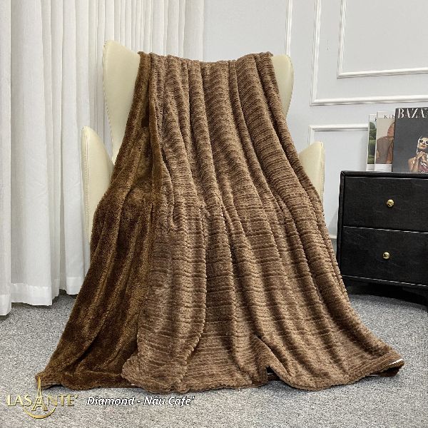 Chăn Thu Diamond Nâu Cafe Chăn Thu Diamond