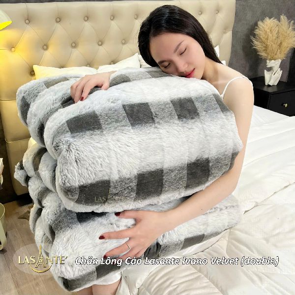 Chăn Lông Cáo Lasante Ivano Velvet (Mẫu mới 2025) - Thư giãn tinh thần cho giấc ngủ trọn vẹn