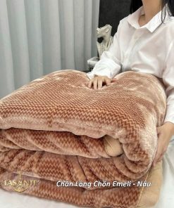 Chăn Lông Chồn Lasante Emeli – Đẳng Cấp Tinh Tế, Êm Ái Tựa Nhung