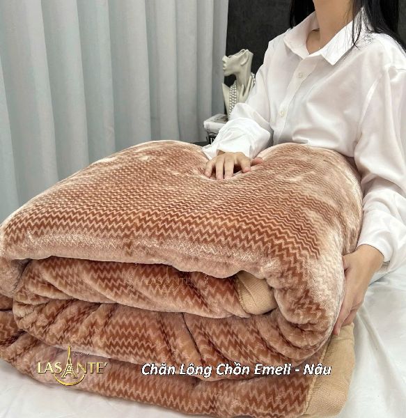 Chăn Lông Chồn Lasante Emeli – Đẳng Cấp Tinh Tế, Êm Ái Tựa Nhung