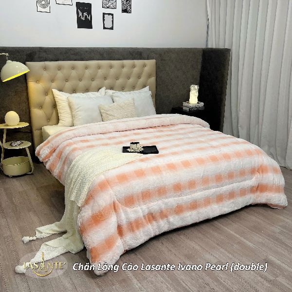 Chăn Lông Cáo Lasante Ivano Pearl (Mẫu mới 2025) - Chăm sóc từ tinh thần đến từng giấc ngủ