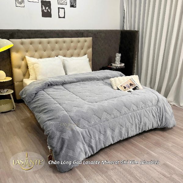 Chăn Lông Gấu Lasante Mineral - Mềm mịn qua từng sợi lông