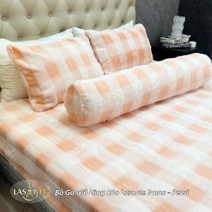 Bộ ga gối Lông cáo Ivano – Sang trọng, tinh tế và đồng điệu hoàn hảo cùng chăn Ivano 10 ga gối lông cáo