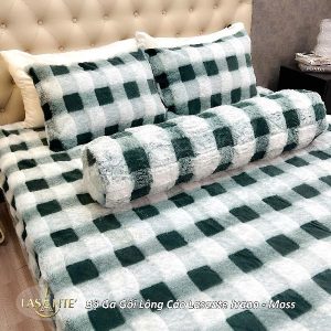 Bộ ga gối Lông cáo Ivano – Sang trọng, tinh tế và đồng điệu hoàn hảo cùng chăn Ivano 9 ga gối lông cáo