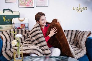 chăn lông cáo celine