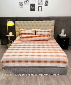 Bộ ga gối Lông cáo Ivano – Sang trọng, tinh tế và đồng điệu hoàn hảo cùng chăn Ivano 5 Ember