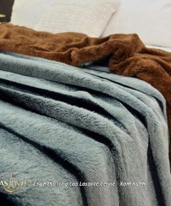 Chăn Thu Lông Cáo Celine – Mềm Mại, Ấm Vừa Đủ Cho Mùa Thu Đông Nhẹ 1 chăn thu lông cáo celine