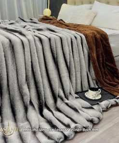 Chăn Thu Lông Cáo Celine – Mềm Mại, Ấm Vừa Đủ Cho Mùa Thu Đông Nhẹ 4 chăn thu lông cáo celine