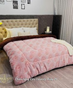 Chăn Lông Cừu Lasante King 09 - Bông hồng mang nét cổ điển nhưng lại rất hiện đại 1 chăn lông cừu king