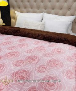 Chăn Lông Cừu Lasante King 09 - Bông hồng mang nét cổ điển nhưng lại rất hiện đại 2 chăn lông cừu king