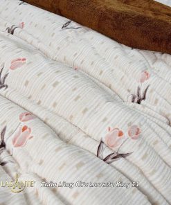 Chăn Lông Cừu Lasante King 11 - Tulip nhẹ nhàng, nàng thơ 3 chăn lông cừu king