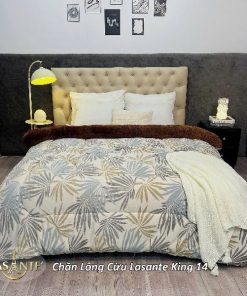chăn lông cừu king 14