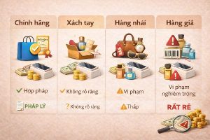 Phân Biệt Hàng Giả – Hàng Nhái – Hàng Xách Tay – Hàng Chính Hãng