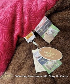 Chăn lông cừu Lasante Min Daisy - Họa tiết hoa cúc nhẹ nhàng 7 chăn lông cừu Min