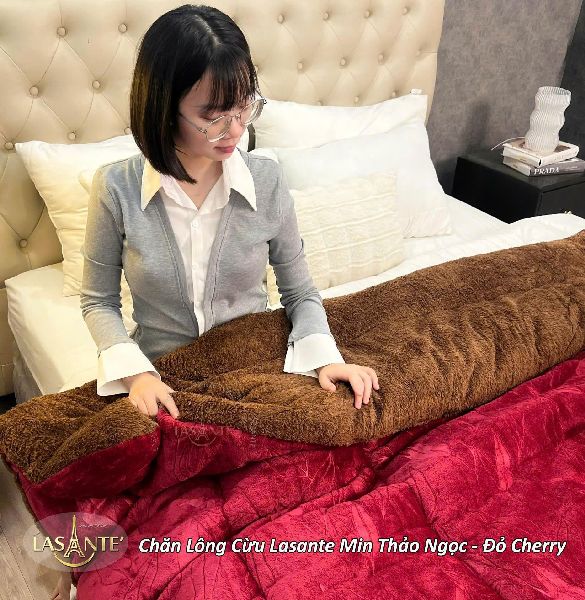 chăn lông cừu Min chăn lông cừu Min