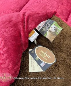 Chăn lông cừu Lasante Min Vân Trúc - Chăn chính hãng giá mềm 7 chăn lông cừu Min
