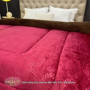 Chăn lông cừu Lasante Min Vân Trúc - Chăn chính hãng giá mềm 11 chăn lông cừu Min