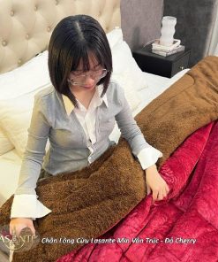 Chăn lông cừu Lasante Min Vân Trúc - Chăn chính hãng giá mềm 6 chăn lông cừu Min