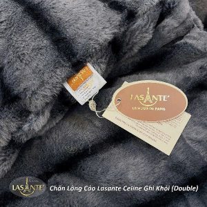 Chăn lông cáo Lasante Celine Ghi Khói - Chiếc chăn dành riêng cho những tín đồ tone trầm quyền lực 10 Chăn lông cáo