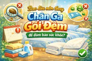 thay chăn ga gối đệm