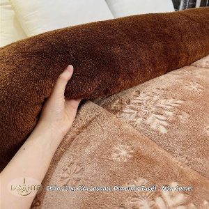 chăn lông cừu Diamond Tuyết