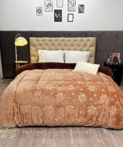 chăn lông cừu Diamond Tuyết