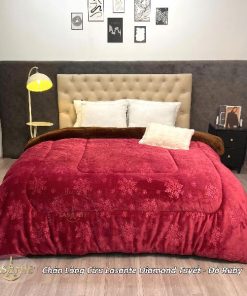 chăn lông cừu Diamond Tuyết