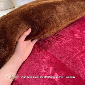 Chăn lông cừu Diamond Kim