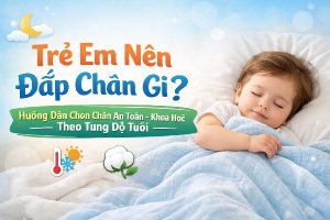 trẻ em nên đắp chăn gì