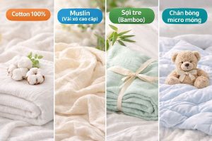 trẻ em nên đắp chăn gì